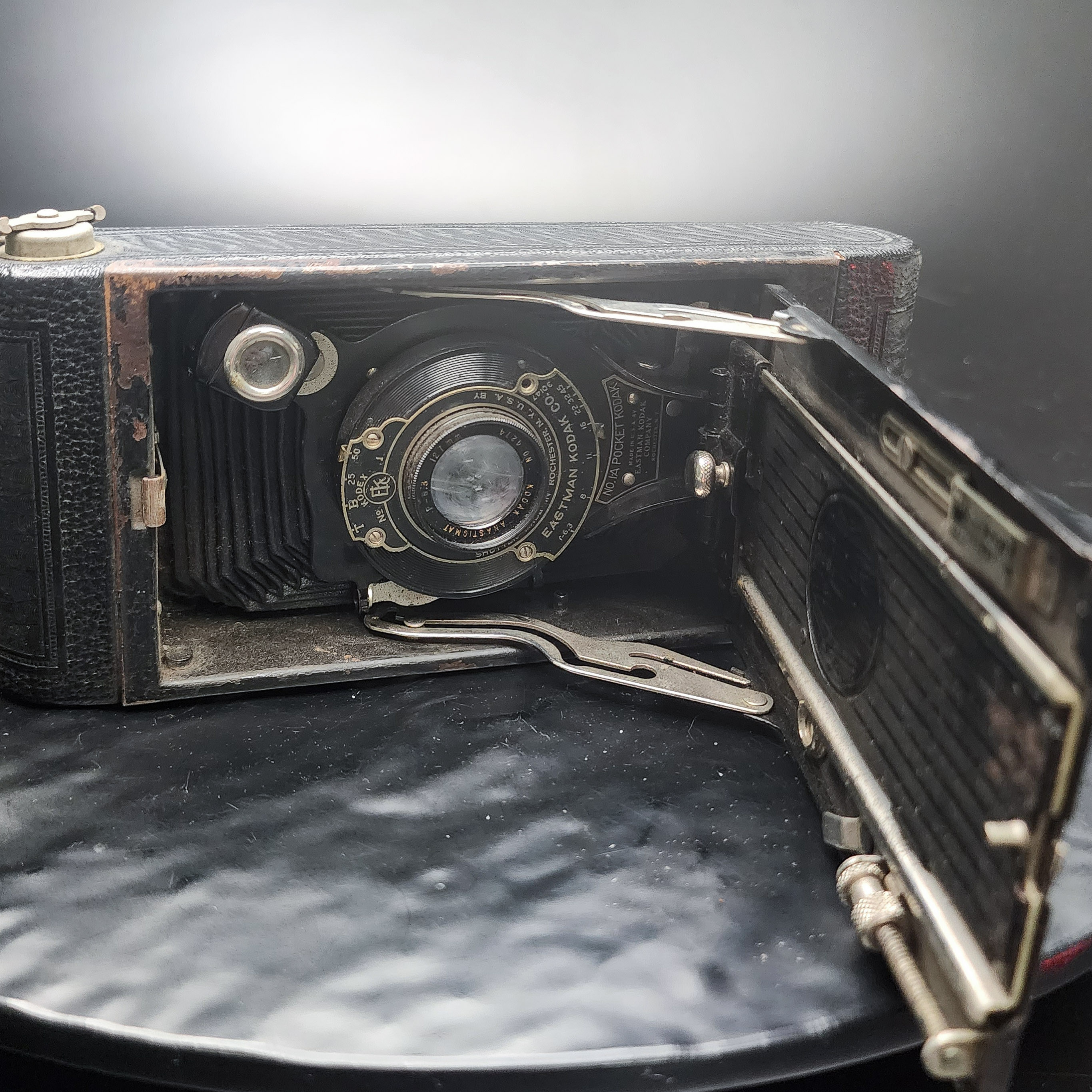 No. 1A Pocket Kodak Folding Autographic Camera with Kodex No. 1 +
