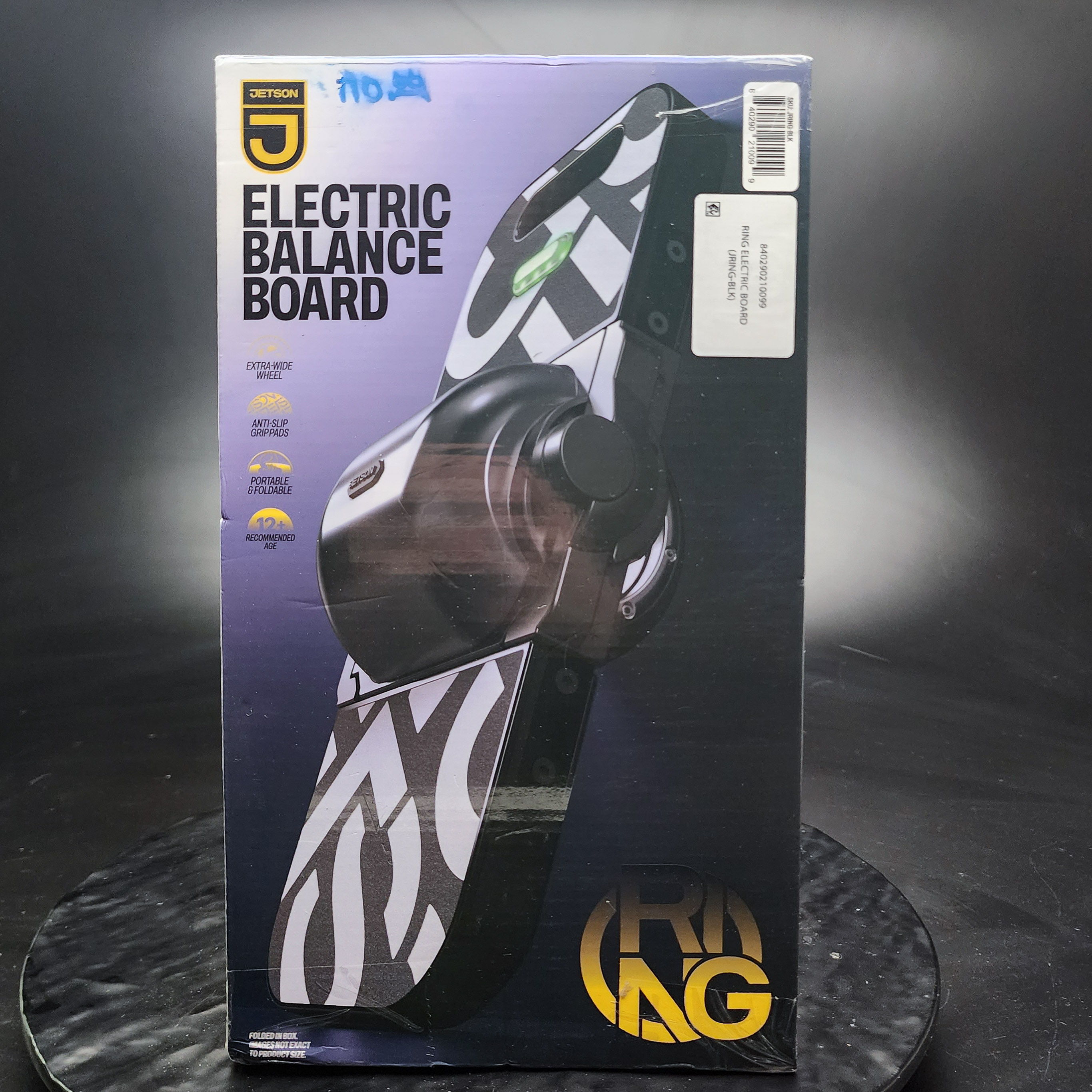 Jetson JRING-BLK Electric Balance Board, Portable & Foldable